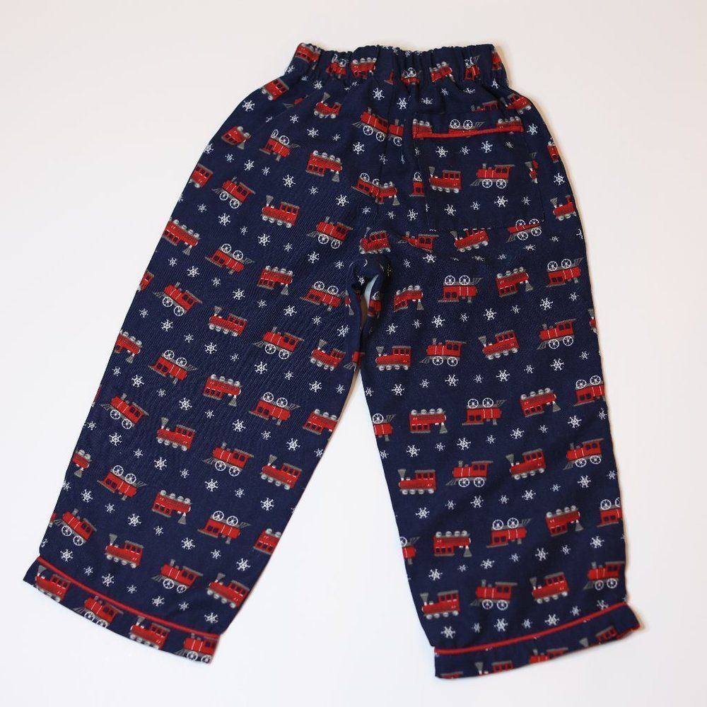 Janie and Jack Train and Snowflake Holiday/Christmas/Winter Pants Size 2T